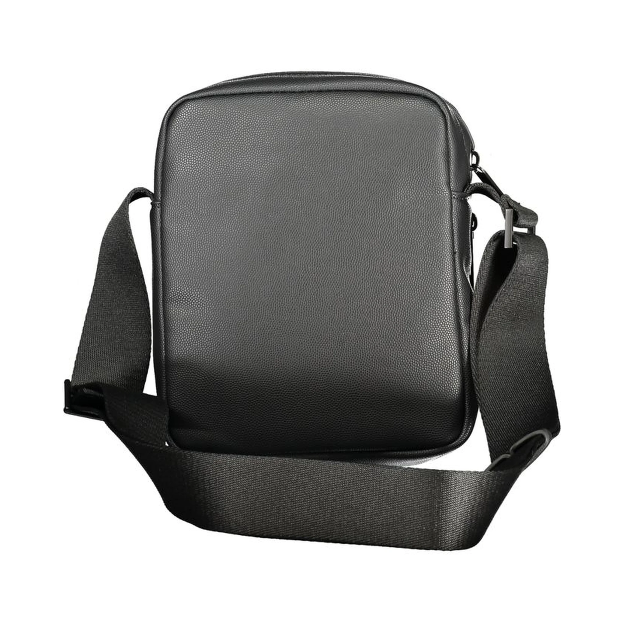 Black Polyester Shoulder Bag