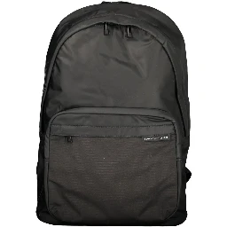 Black Polyester Backpack