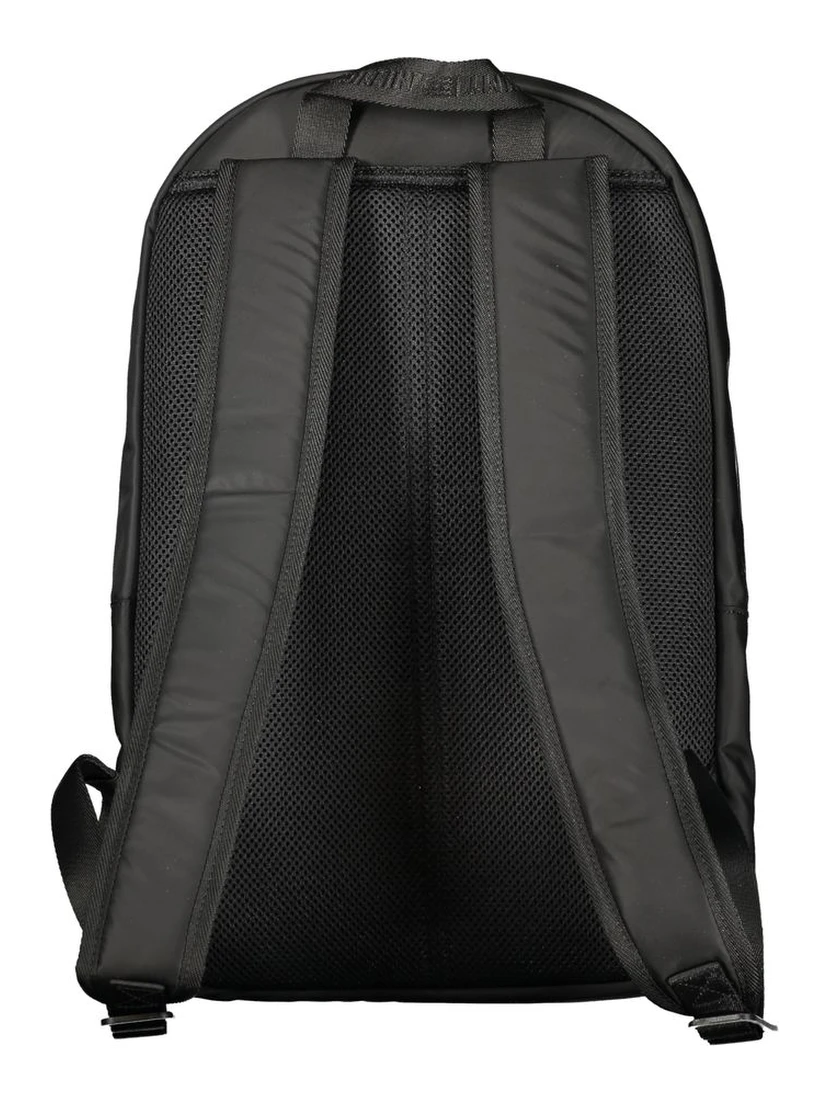 Black Polyester Backpack