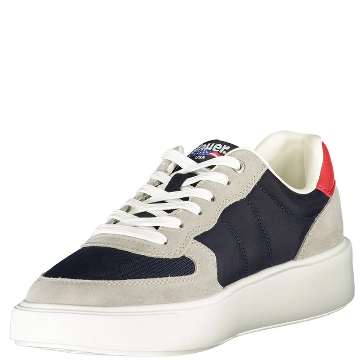 Blue Polyester Sneaker