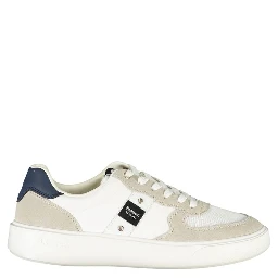 White Polyester Sneaker