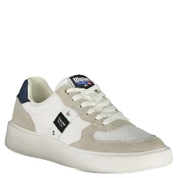 White Polyester Sneaker