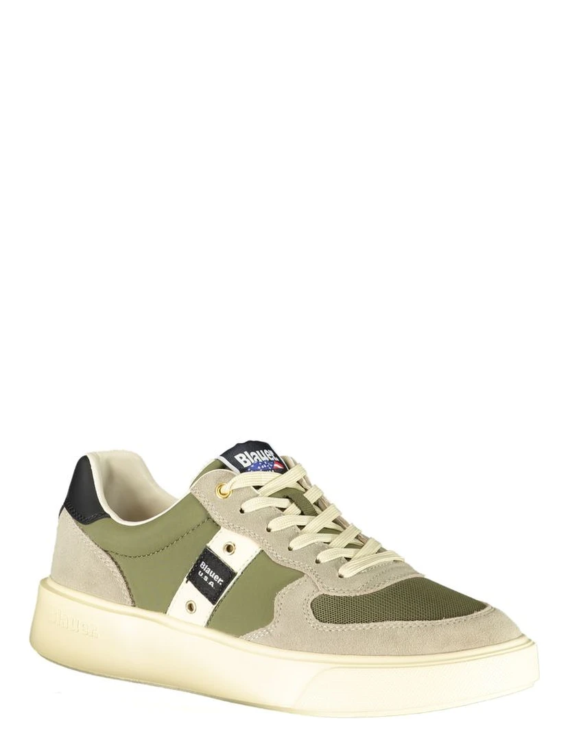 Green Polyester Sneaker