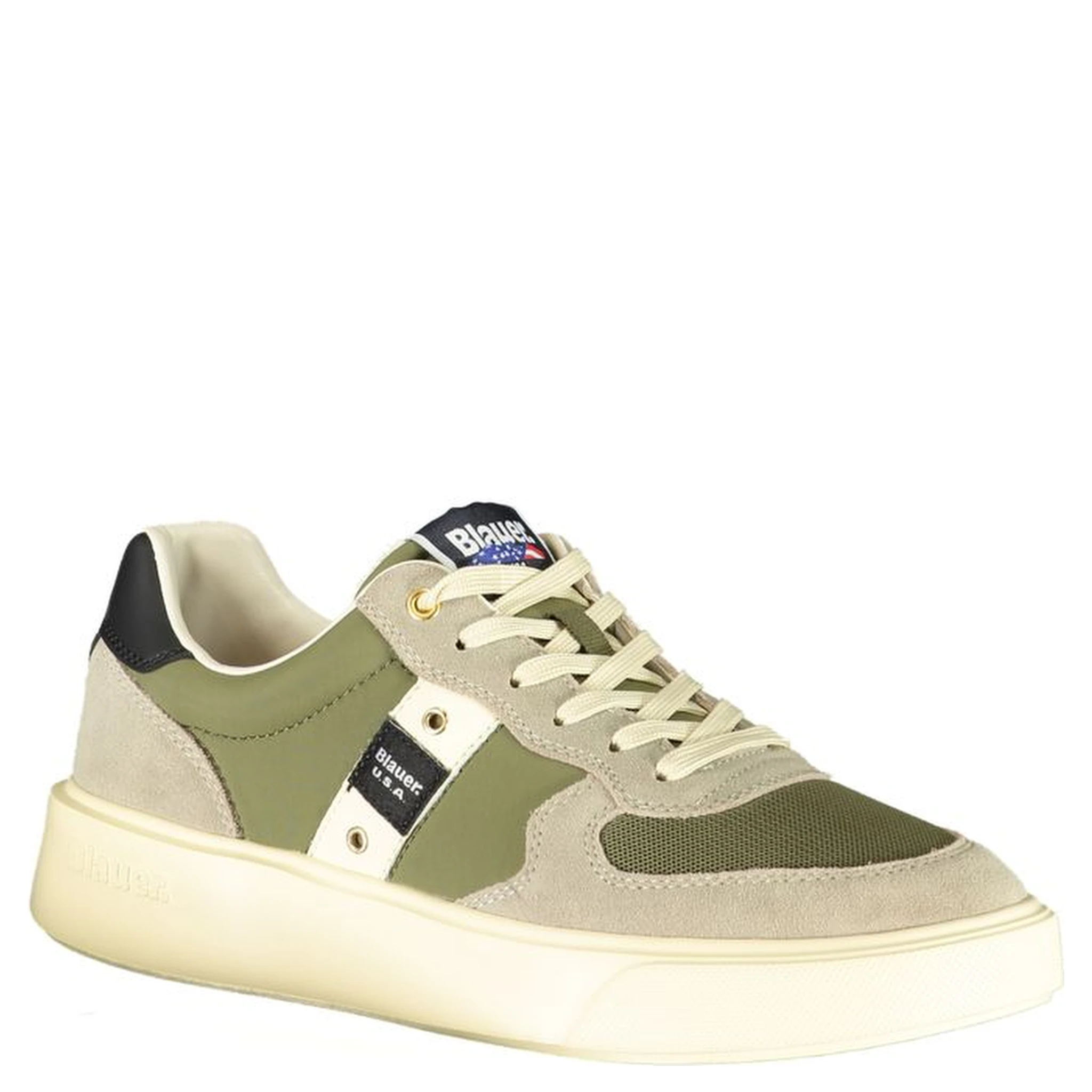 Green Polyester Sneaker