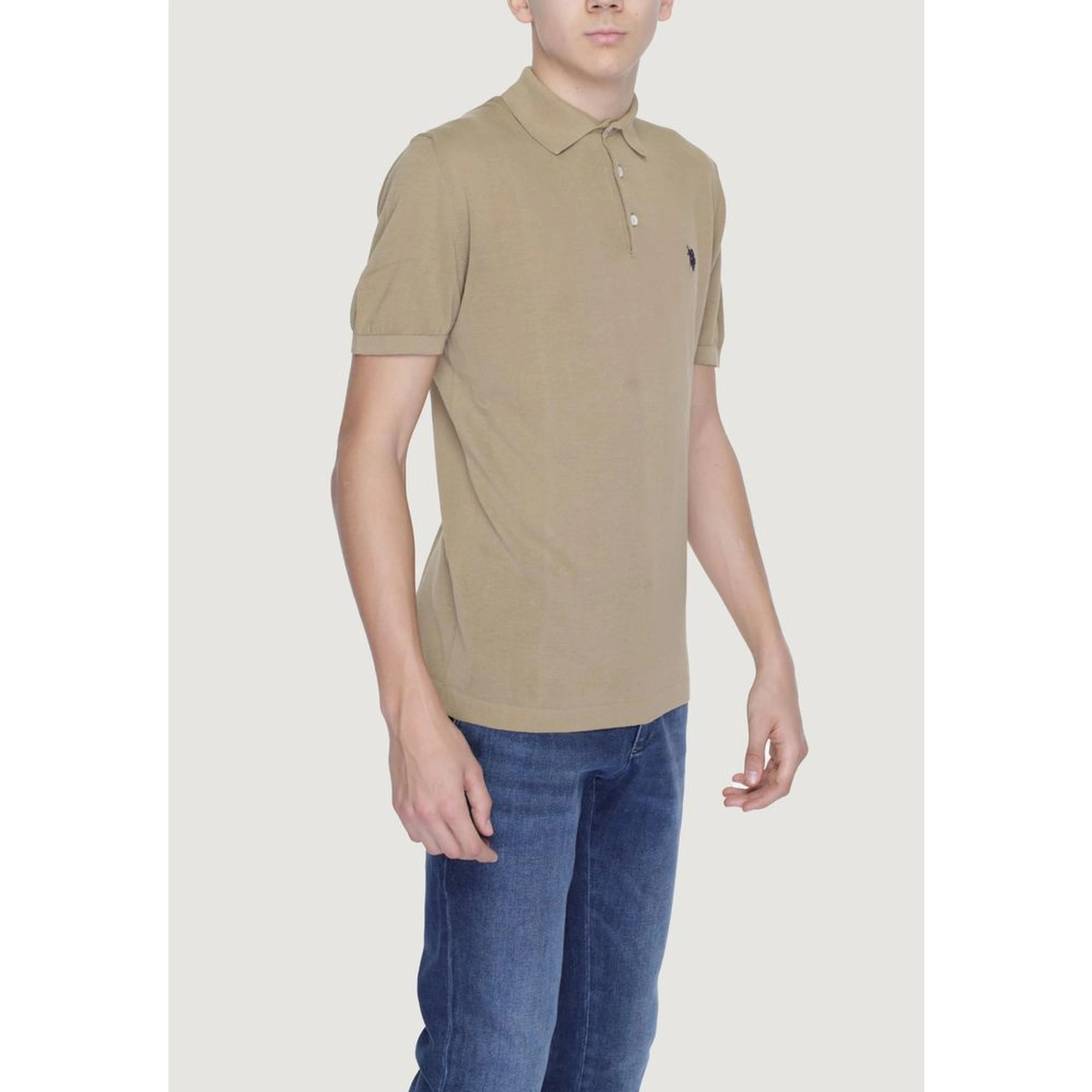Beige Denim Shirt