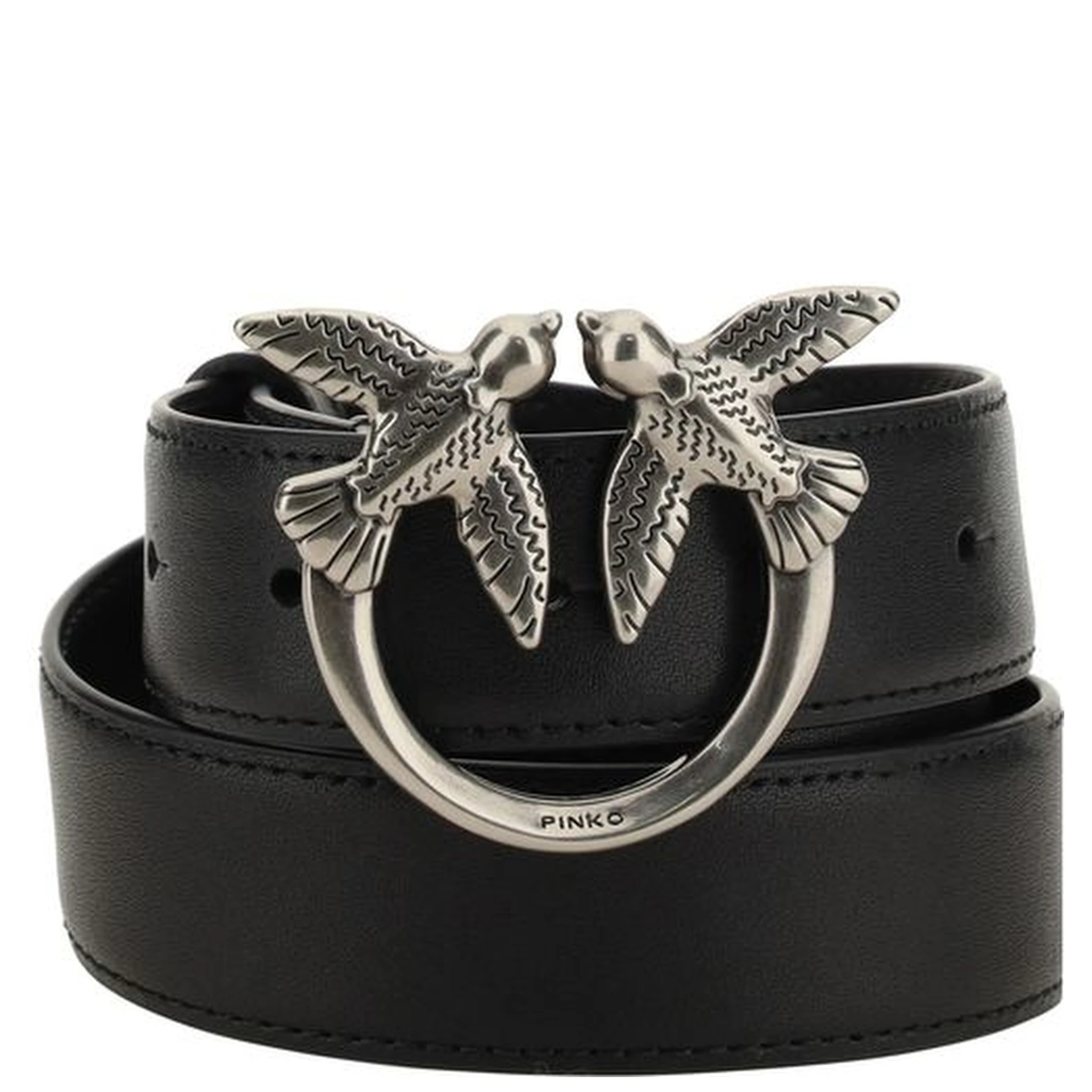 Black Calf Leather Bos Taurus Regular Belt