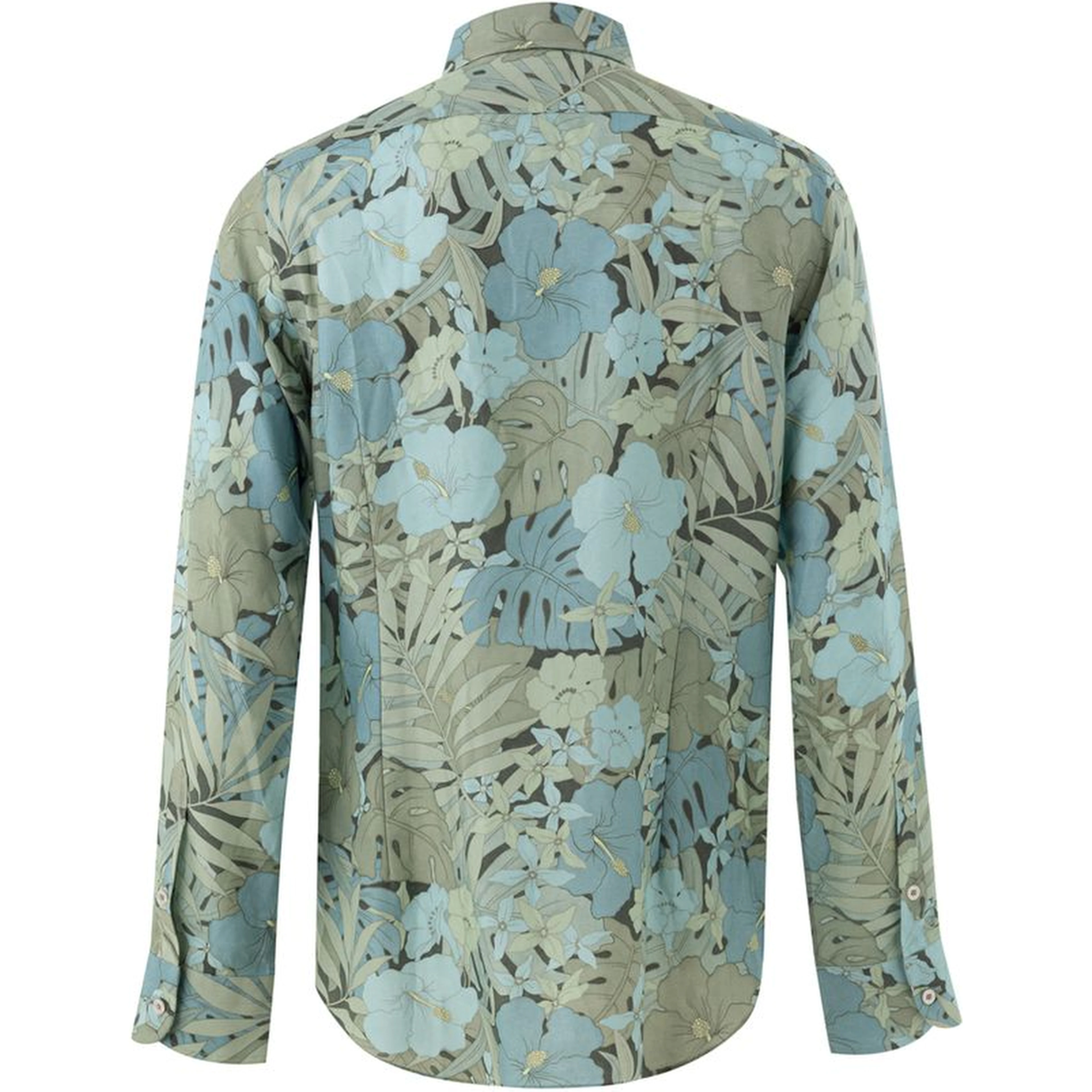 Blue Lyocell Pattern Shirt