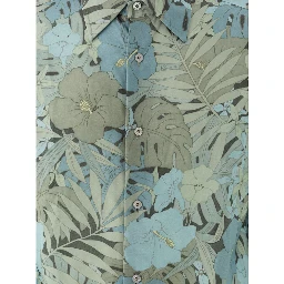Blue Lyocell Pattern Shirt
