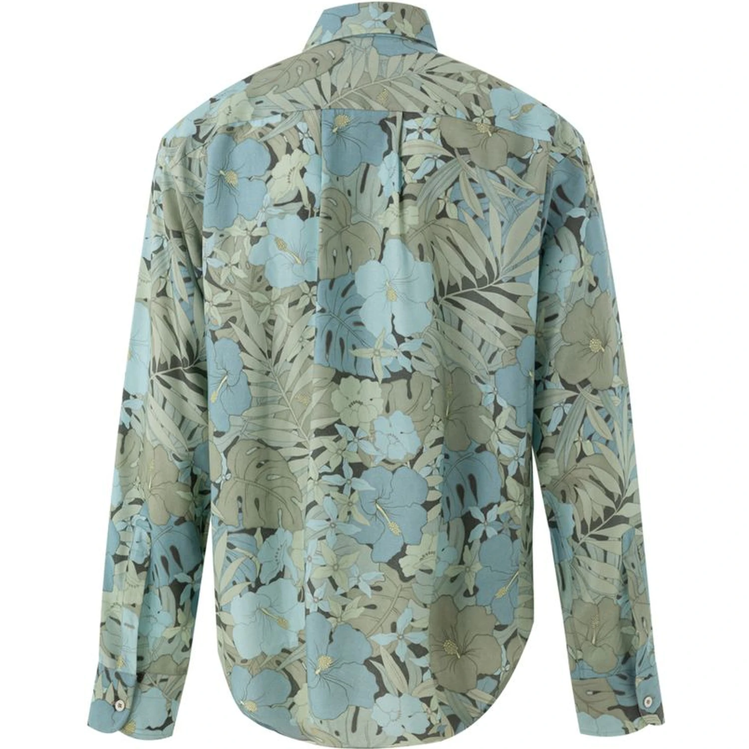 Floral Print Shirt In Blue