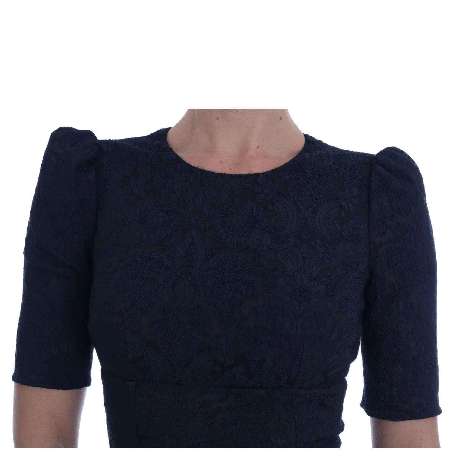 Black Blue Flare Mini Dress