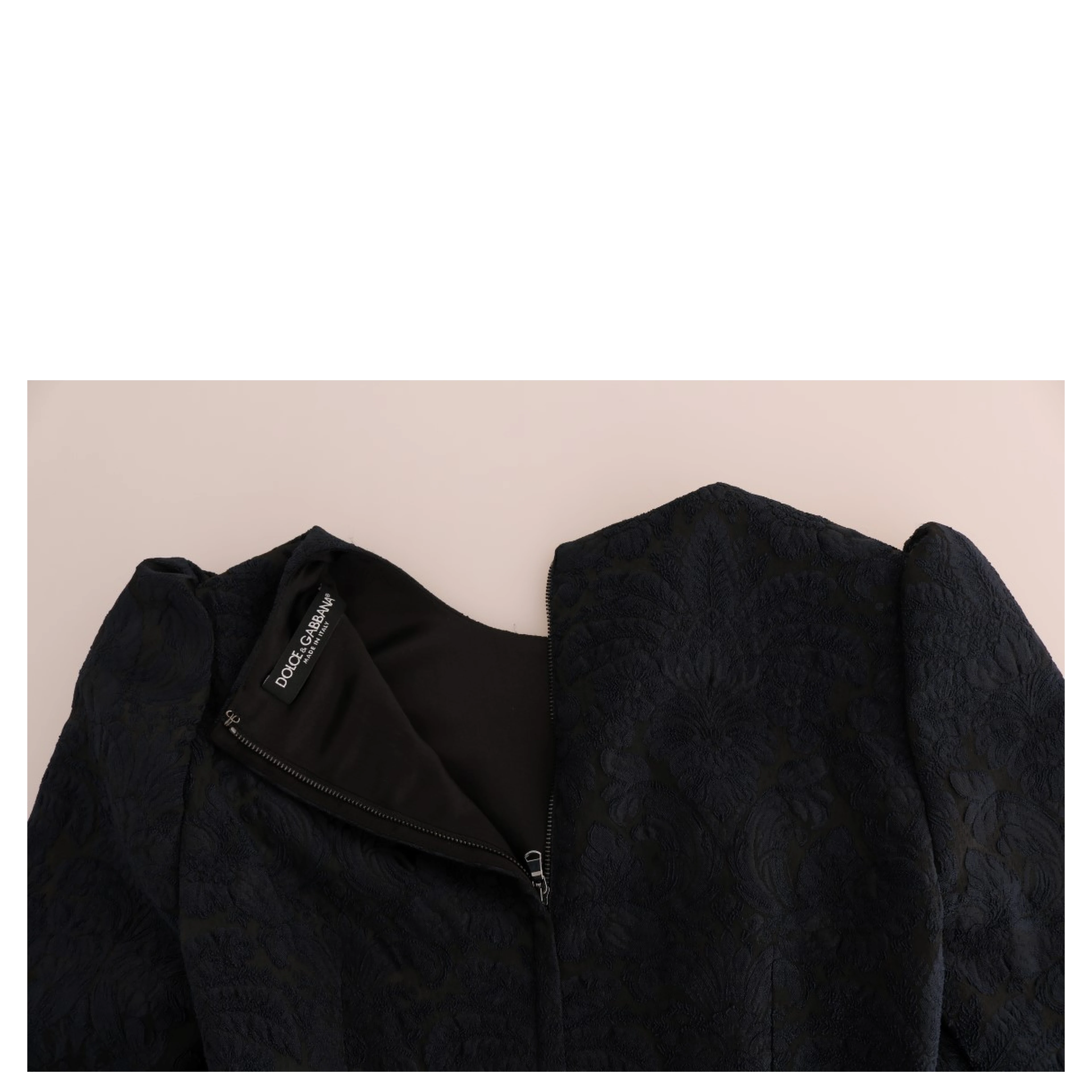 Black Blue Flare Mini Dress