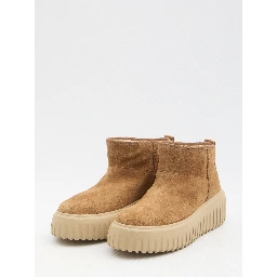 H-stripes low-top boots 