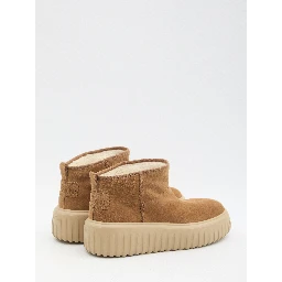 H-stripes low-top boots 