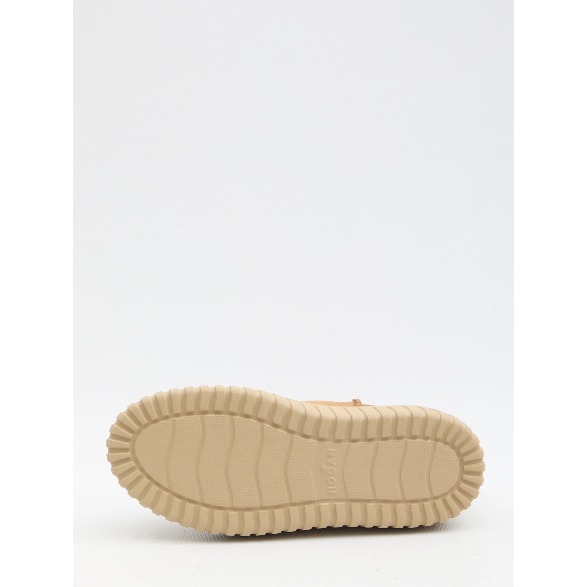 H-stripes low-top boots 