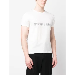 Saint Laurent  T-shirts and Polos White