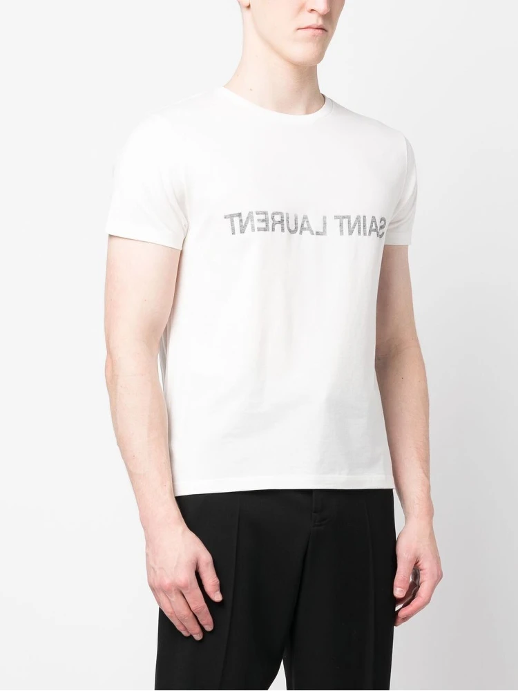 Saint Laurent  T-shirts and Polos White alternative