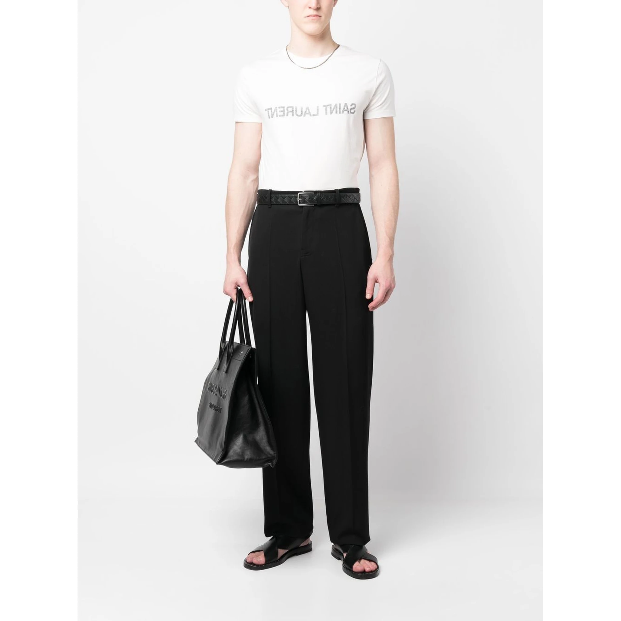 Saint Laurent T-shirts and Polos White