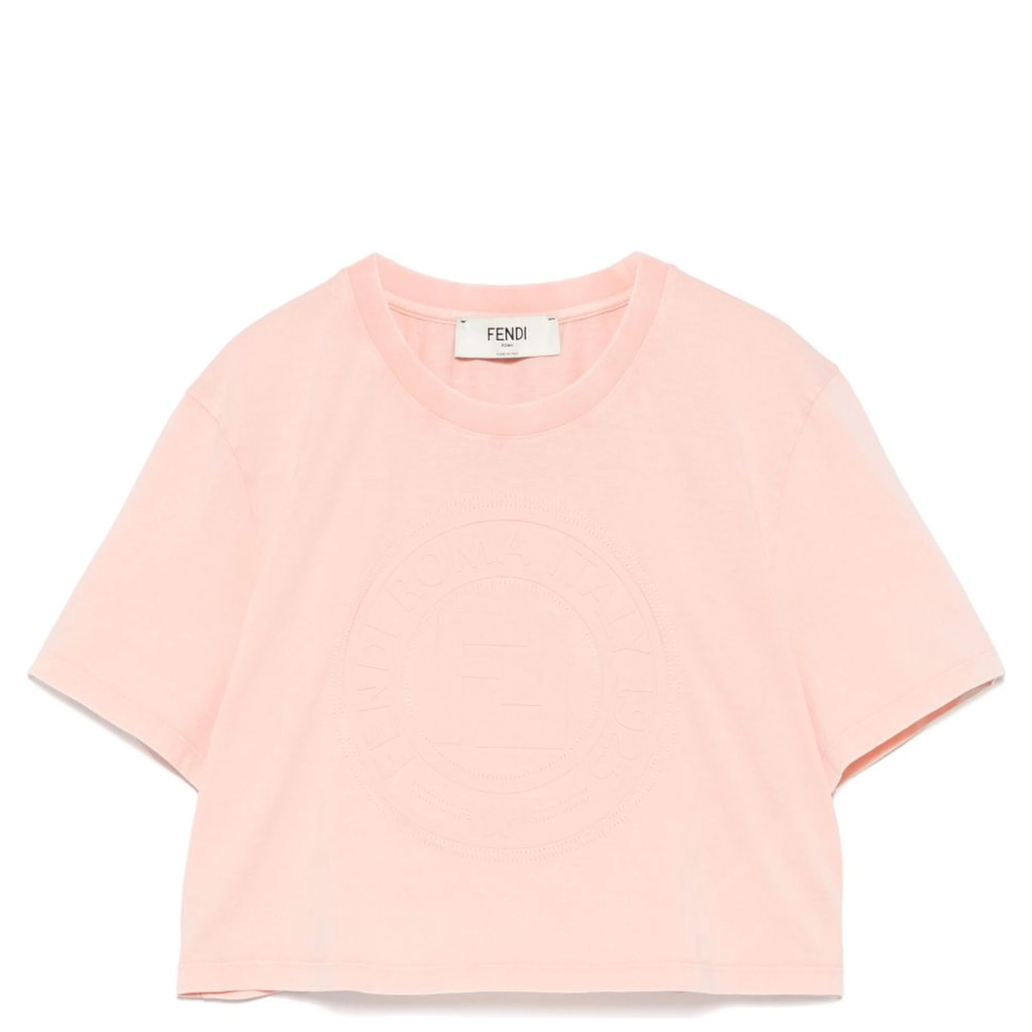Cropped T-shirt In Pink