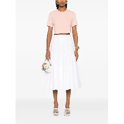 Cropped T-shirt In Pink