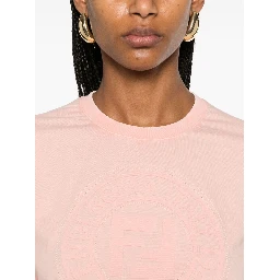 Cropped T-shirt In Pink