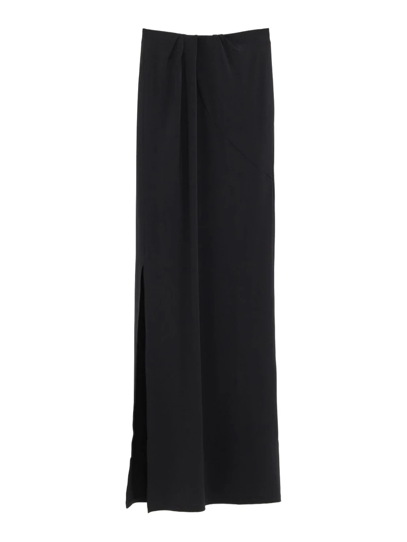 Jacquemus slit-detail maxi skirt