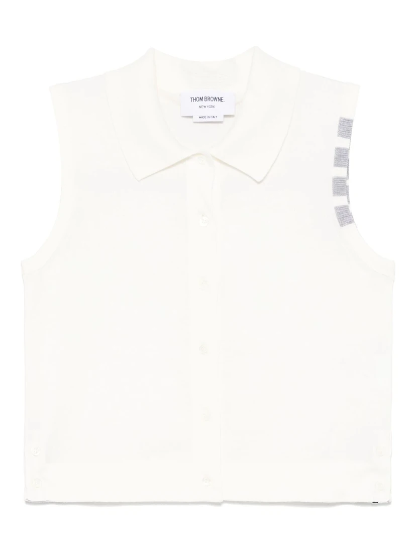 4-Bar cotton vest
