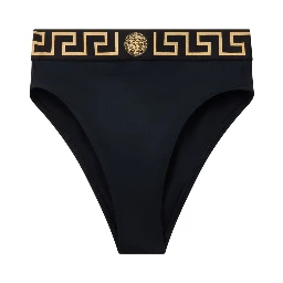 logo-waistband bikini bottoms