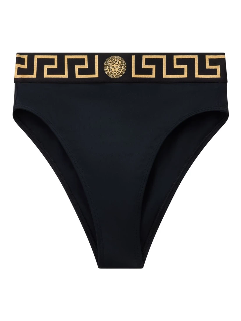 logo-waistband bikini bottoms