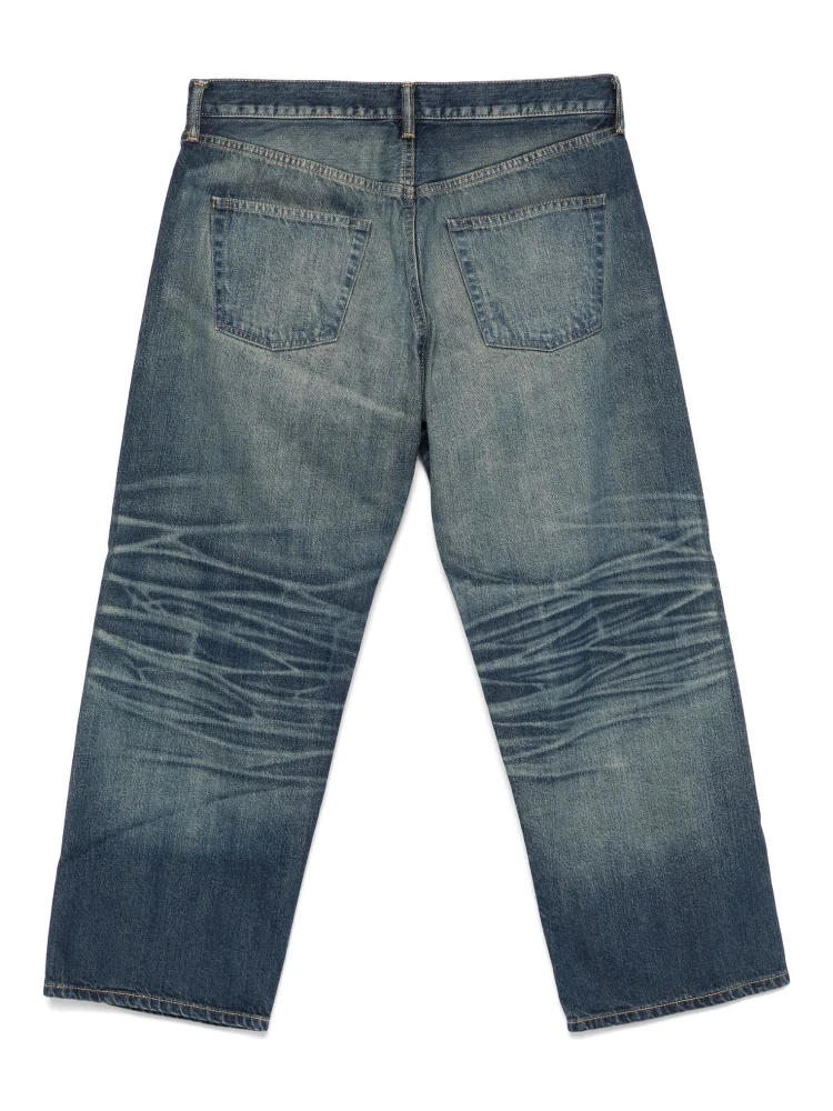 whiskering-effect jeans alternative