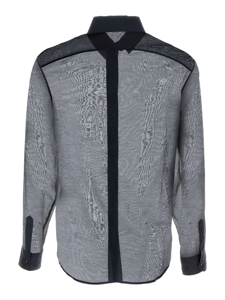 Navy Blue Cotton Blend Shirt alternative