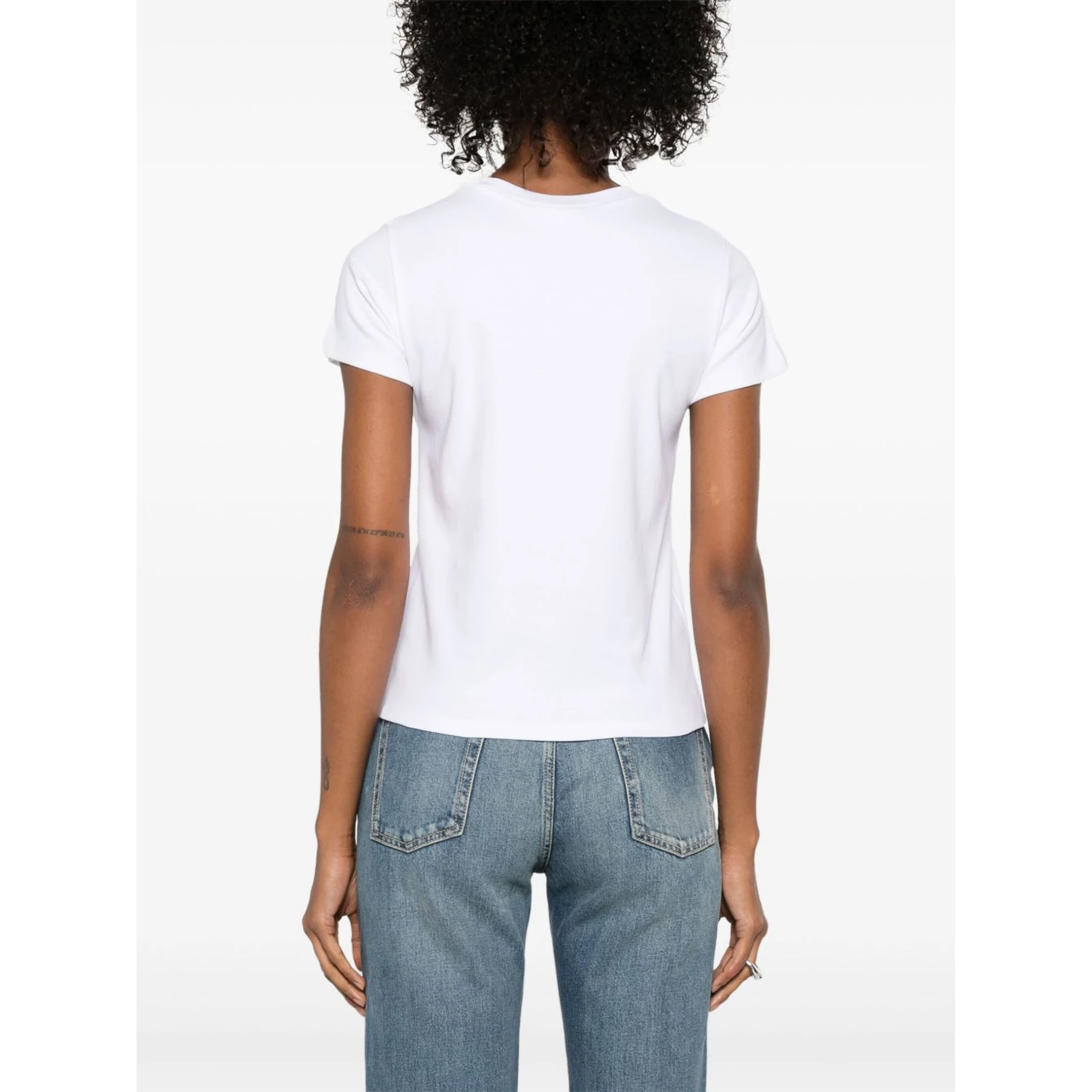 Skull Embroidered T-Shirt