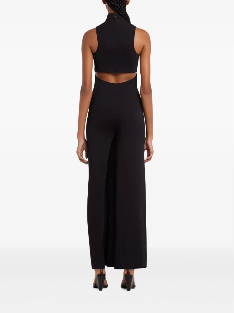 Wide-leg Trousers In Black alternative