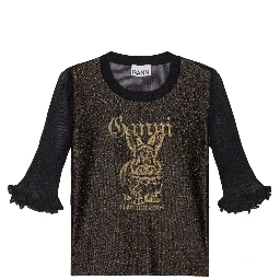 logo-jacquard T-shirt