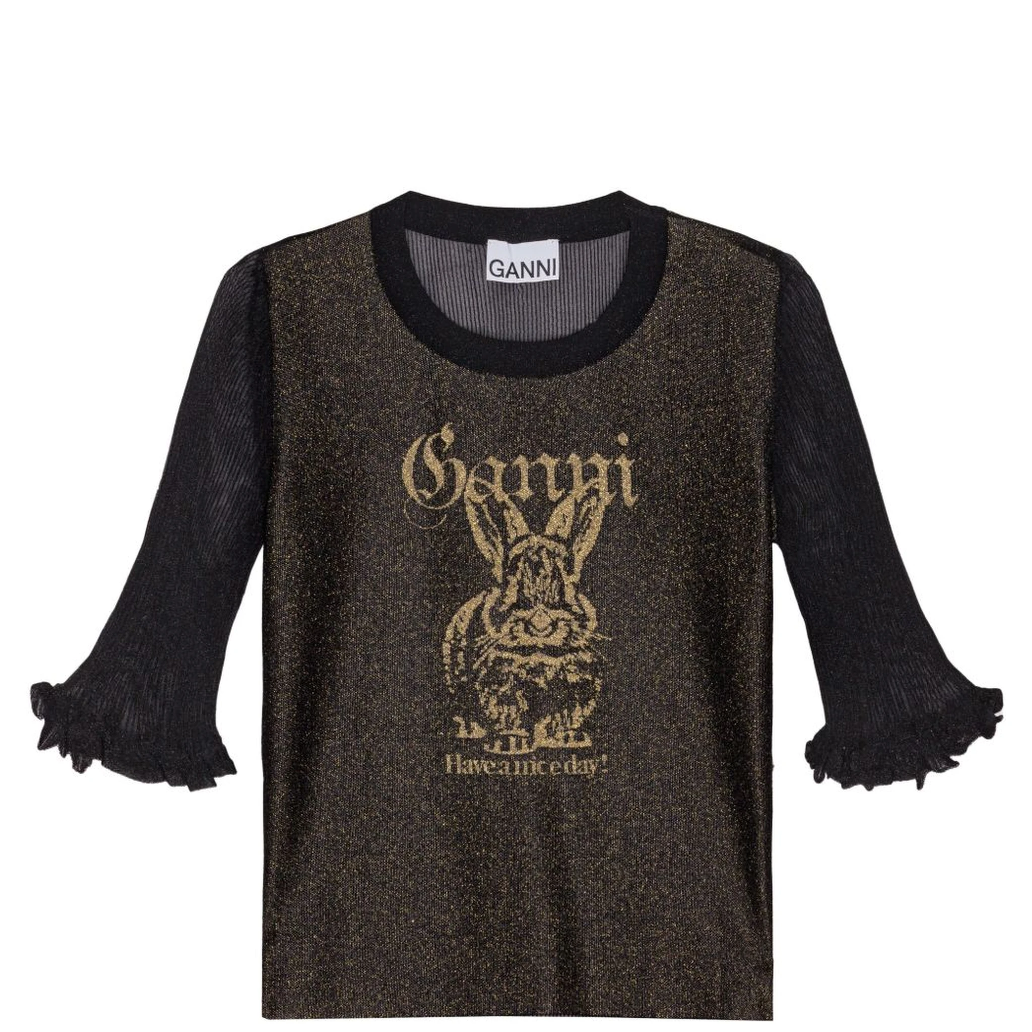 logo-jacquard T-shirt