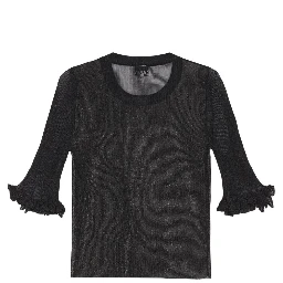 logo-jacquard T-shirt