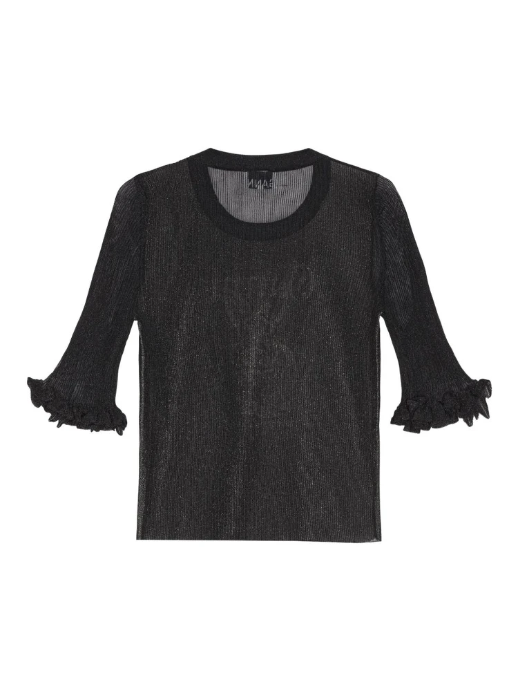 logo-jacquard T-shirt alternative