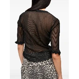 logo-jacquard T-shirt