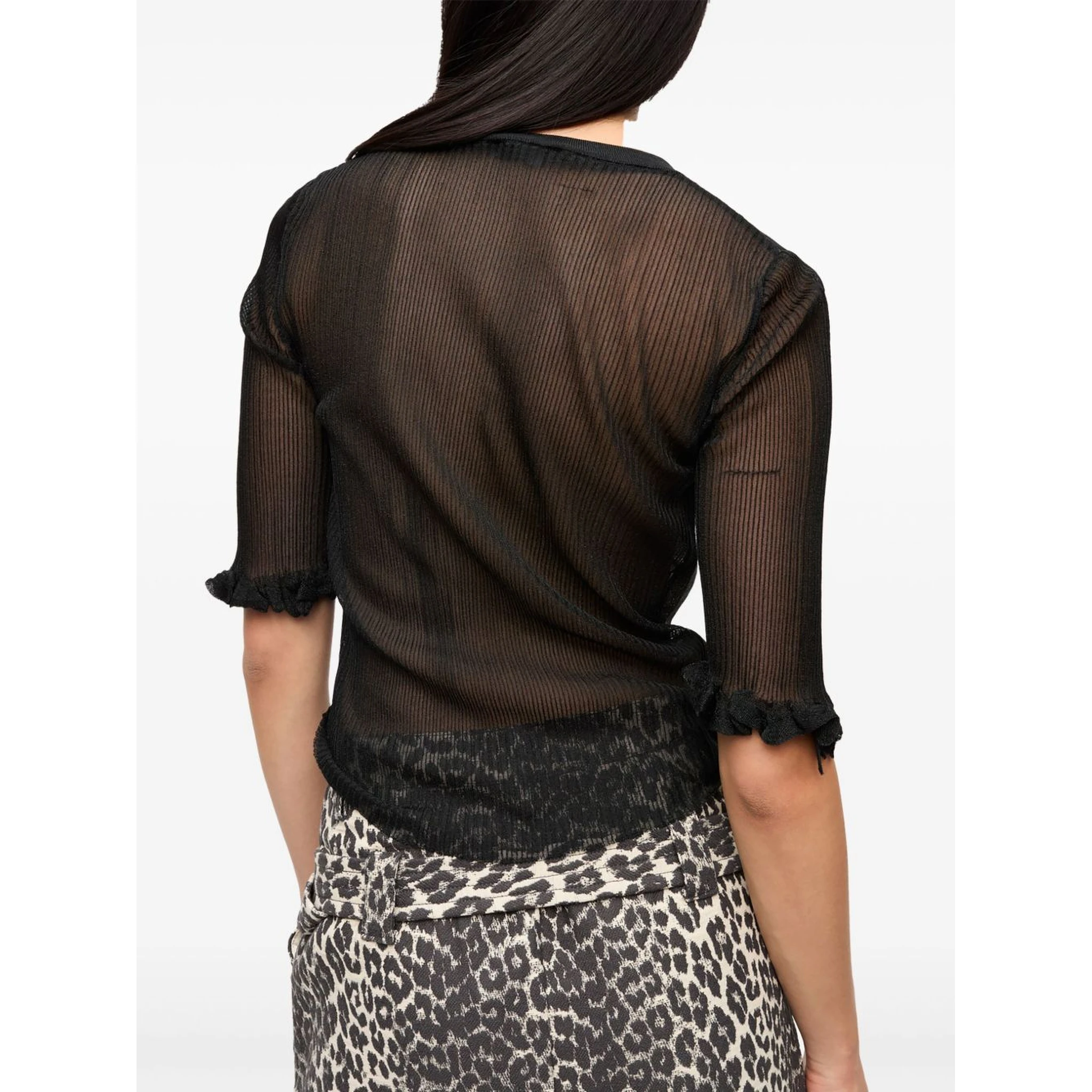 logo-jacquard T-shirt