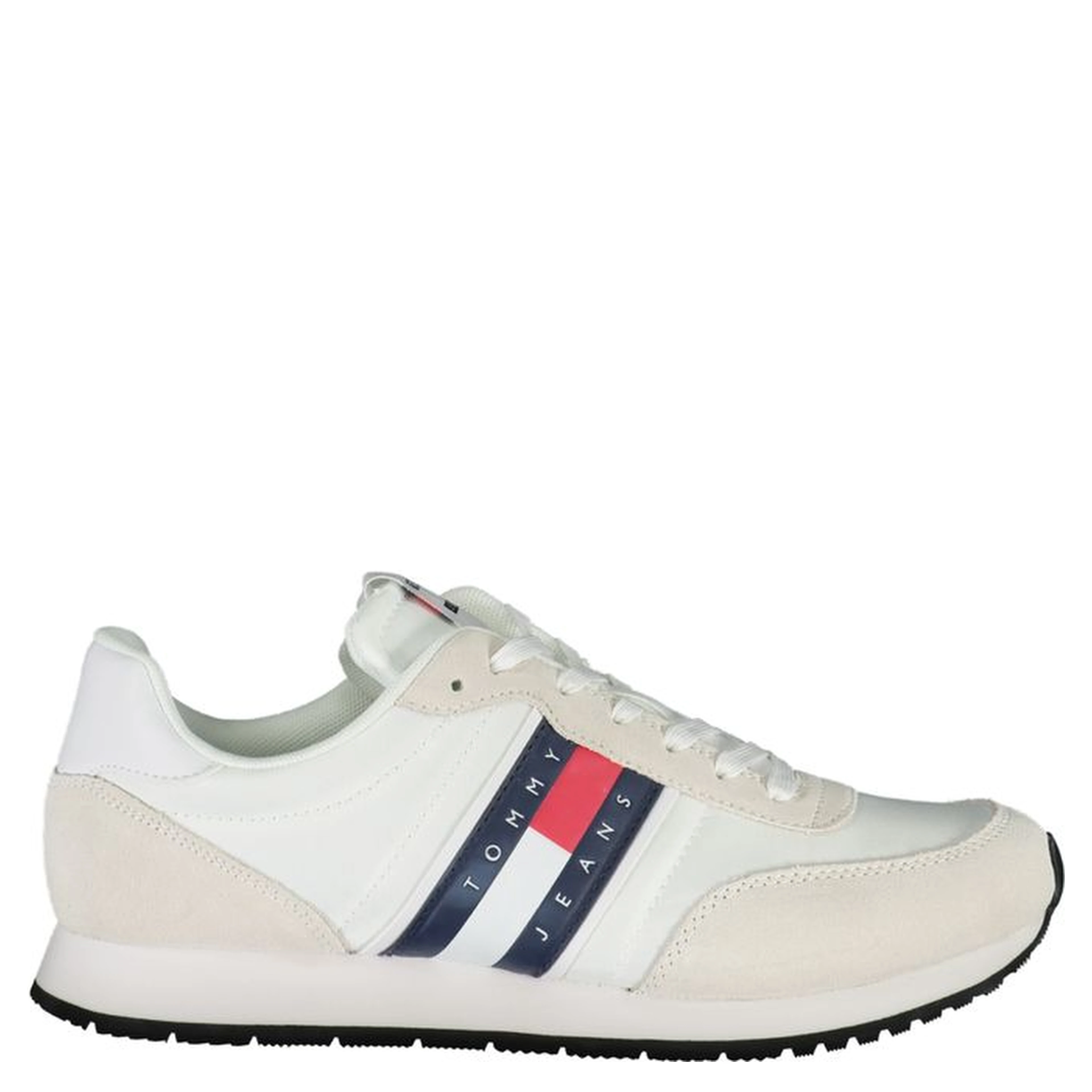 White Polyester Sneaker