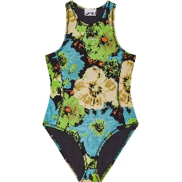 floral-print bodysuit