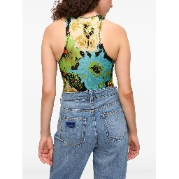 floral-print bodysuit
