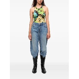 floral-print bodysuit