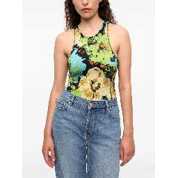 floral-print bodysuit