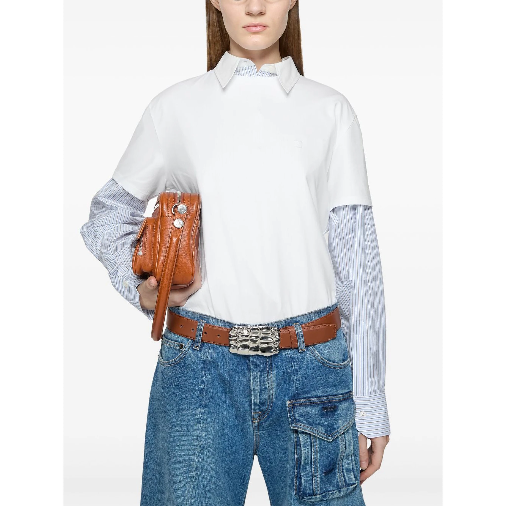 Acne T-shirts and Polos White