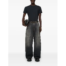 Acne T-shirts and Polos Black