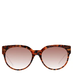 نظارات شمسية بنية اللون من الأسيتات