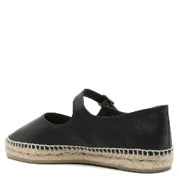 Castañer leather ballerina shoes