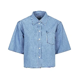 chest-pocket short-sleeve shirt