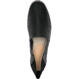 'polo' Brown Espadrillas With Braided Raphia Sole In Leather Man