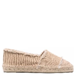 frayed-detail slip-on espadrilles